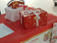 Panettone solidale per acquistare un Cardiomonitor. Croce Rossa Ascoli al Città Stelle