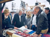 Loro Piana visita gli antichi telai di Potenza Picena. E progetta a Visso un Centro per artigiani