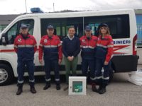 Da Borgioni un defribillatore ultima generazione all’Associazione carabinieri Spinetoli