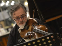 ©Photo Sandro Perozzi, 12-09-2016 Ascoli Piceno, Cena-Concerto al Caffè Meletti, il 'Mozart Happy Family' Concerto dell'Ascoli Piceno Festival 2016 e20 con esucuzioni di Bianca Garcia al flauto, Roberto Prosseda al pianoforte, Emanuela Antolini al pianoforte, Corinne Chapelle al violino, Luca Marziali al violino, Vladimir Mendelssohn alla viola e Jonathan Flaksman al violoncello.