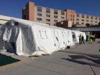 In arrivo ospedale da campo della Marina. Positivi ancora in calo