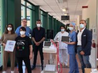 Raccolta fondi per ospedale Camerino, donati 3 ecografi e tablet
