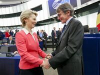 November 27, 2019, Strasbourg [4228, France: Plenary Session- Presentation by the Commission President-elect of the College of Commissioners and their programme - Election of the Commission..Pix: Ursula Von Der Leyen, David Sassoli (Credit Image: © Isopix/Isopix via ZUMA Press)