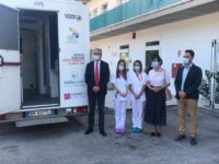 Castel di Lama, Ceriscioli e Casini inaugurano Rsa Sanitas e camper sanitario