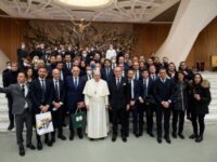 L’Ascoli Calcio in udienza da Papa Francesco