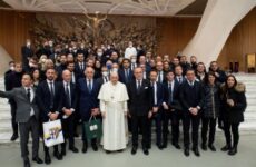 L’Ascoli Calcio in udienza da Papa Francesco