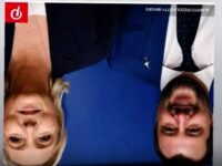 Salvini e Le Pen a testa in giù : Lega insorge contro Mangialardi