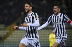 Foto Massimo Paolone/LaPresse 1 Marzo 2023 Modena, Italia - sport, calcio - Modena vs Ascoli - Campionato di calcio Serie BKT 2022/2023 - Stadio Alberto Braglia. Nella foto: Pedro Mendes (Ascoli Calcio 1898 FC) esulta dopo aver realizzato il gol 0-1

March 1, 2023 Modena, Italy - sport, soccer - Modena vs Ascoli - Italian Football Championship League BKT 2022/2023 - Alberto Braglia stadium. In the pic: Pedro Mendes (Ascoli Calcio 1898 FC) celebrates after scoring goal 0-1