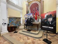 Churchill nelle opere di Vespasiani a Montemaggiore