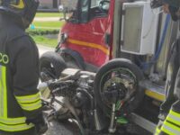 Visso, moto contro autocarro : ferito al Torrette