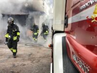 Incendio  in casa a Serra de Conti