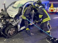 Tamponamento in galleria A14 ad Ancona, un ferito grave