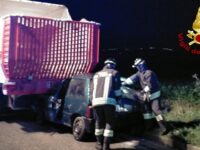 Auto contro furgone a Morrovalle